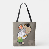 Tote Bag LOONEY TUNES™ Têtes massives stylisées (Dos)