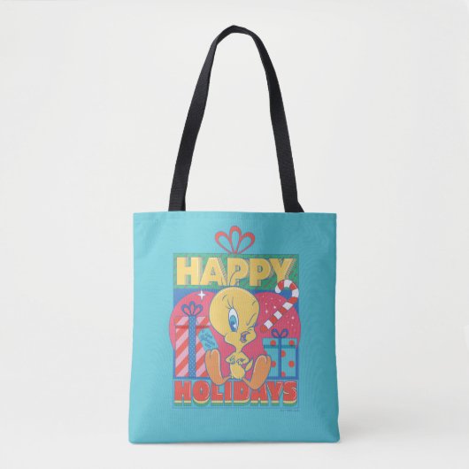 Tote Bag LOONEY TUNES™ | TWEETY™ Joyeuses fêtes (Devant)