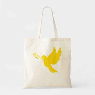 Tote Bag L'or de la colombe de paix en Ukraine