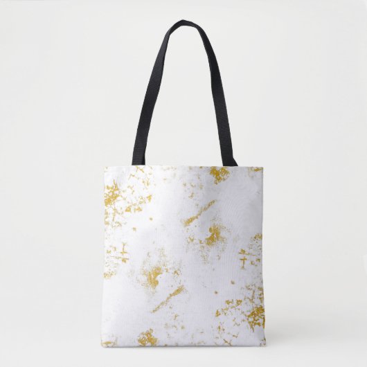 Tote Bag L'or scinde Texture. Elément de conception de trai (Devant)