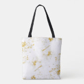 Tote Bag L'or scinde Texture. Elément de conception de trai (Dos)