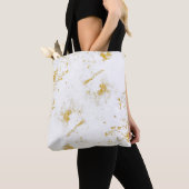 Tote Bag L'or scinde Texture. Elément de conception de trai (De près)