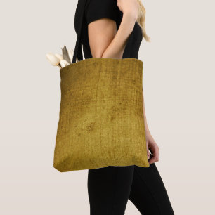 Tote Bag L'or vintage-Look utilisé. Art vintage