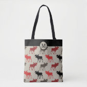 Tote Bag L'orignal sur le monogramme perdu (Devant)