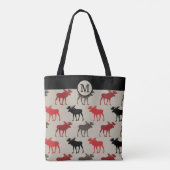 Tote Bag L'orignal sur le monogramme perdu (Dos)
