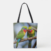 Tote Bag Lorikees arc-en-ciel (Dos)
