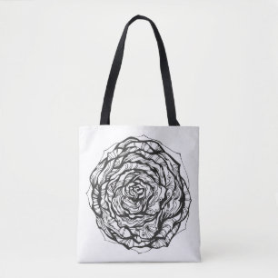 Tote Bag L'Ornamental abstrait s'est levé 2