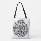 Tote Bag L'Ornamental abstrait s'est levé 2 (Dos)