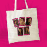 Tote Bag Loteria Mexican Board Jeu Bachelorette<br><div class="desc">Un sac fourre-tout sur mesure mignon inspiré par la loteria pour les fêtes de bachelorette et de mariée. Ajoutez vos propres photos en utilisant la fonction de personnalisation. Message moi d'ajouter plus de cartes/ pour le nombre customisé de cartes et des demandes de design spécial.</div>