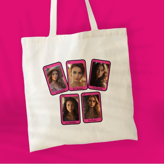 Tote Bag Loteria Mexican Board Jeu Bachelorette