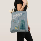 Tote Bag LOTHLORIEN™ Collage graphique aquarelle (De près)