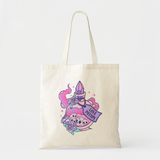 Tote Bag Lotion Potion mignonne Pink Halloween Potion Boute (Devant)