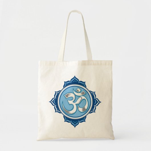 Tote Bag Lotus bleu OM (Devant)