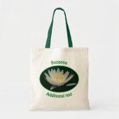 Tote Bag Lotus Blossom Water Lily Flower Personnalisé (Devant)