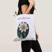 Tote Bag Lotus Drôle Très Médité (De près)
