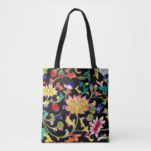 Tote Bag Lotus Fleurs et Vins (Devant)