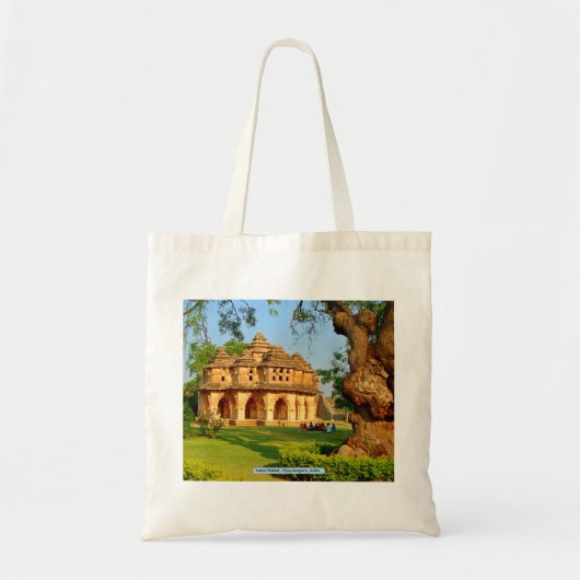 Tote Bag Lotus Mahal, Vijayanagara, Inde (Devant)