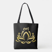 Tote Bag Lotus Om Or (Dos)