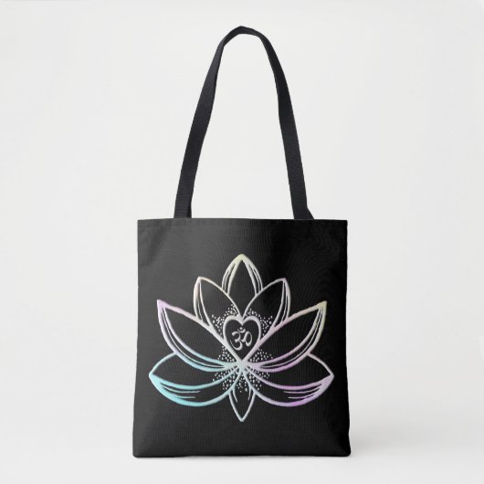 Tote Bag Lotus Pastel (Devant)