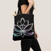 Tote Bag Lotus Pastel (De près)