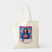 Tote Bag Lotus pour la campagne présidentielle de Potus Kam (Devant)