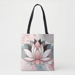 Tote Bag Lotus rose
