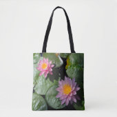 Tote Bag Lotus rose parfait (Devant)
