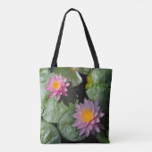 Tote Bag Lotus rose parfait (Dos)