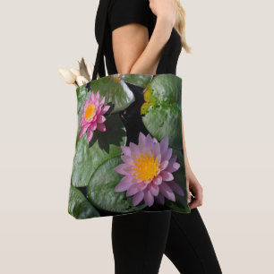 Tote Bag Lotus rose parfait