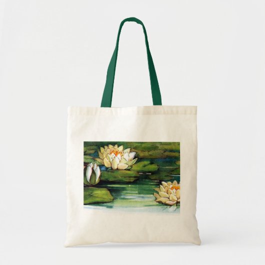 Tote Bag Lotus vintage (Devant)