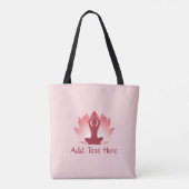 Tote Bag Lotus & Yoga (Dos)