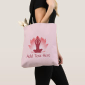Tote Bag Lotus & Yoga (De près)