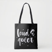 Tote Bag Loud et Queer (Devant)