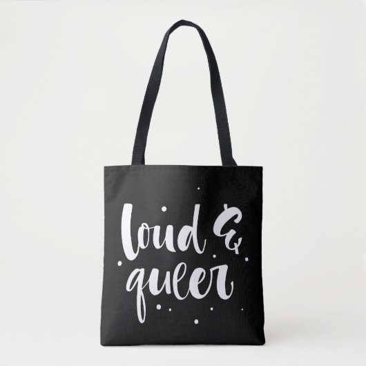 Tote Bag Loud et Queer (Devant)
