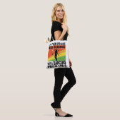 Tote Bag Louer son nom design dansant (Sur le modèle)