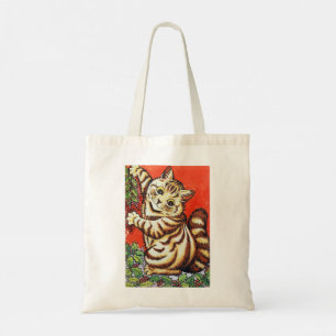 Tote Bag Louis Wain Chat de Noël