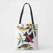 Tote Bag Louisiane et Scarlet Tanager Birds (Devant)