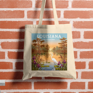Tote Bag Louisiane vintage
