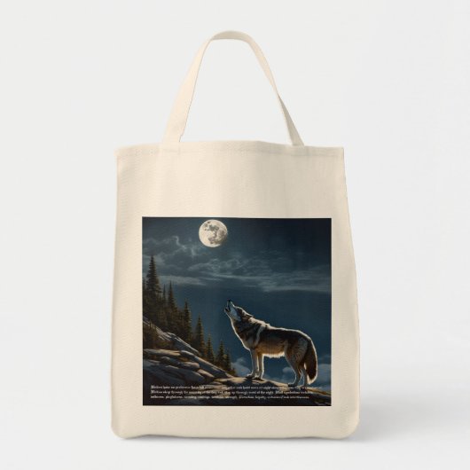 Tote Bag Loup (Devant)