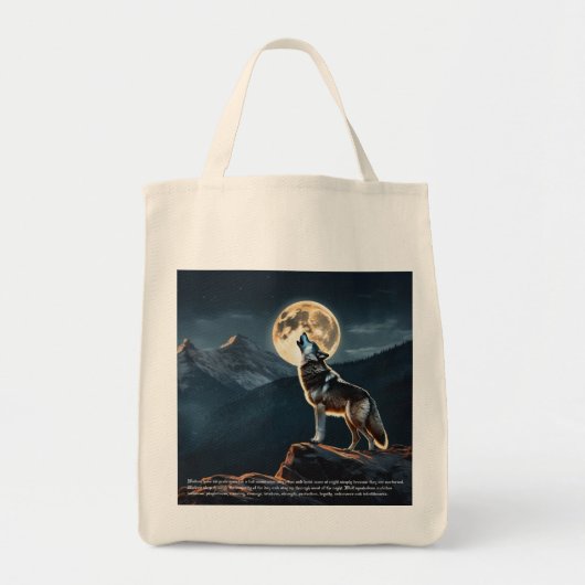 Tote Bag Loup (Devant)
