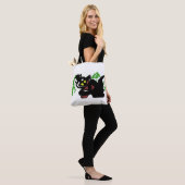 Tote Bag Loup automne gentil (Sur le modèle)