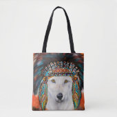 Tote Bag Loup Blanc (Devant)