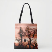 Tote Bag Loup de coucher du soleil (Devant)