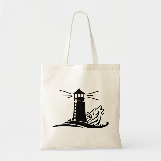 Tote Bag Loup de phare (Devant)