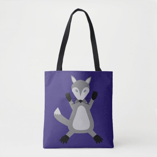 Tote Bag Loup d'Halloween mignon (Devant)