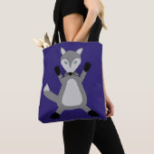 Tote Bag Loup d'Halloween mignon (De près)