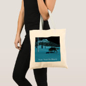 Tote Bag Loup d'hiver - Tapetum lucidum (Devant (produit))