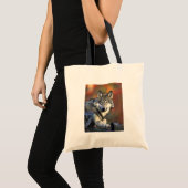 Tote Bag Loup gris (Devant (produit))
