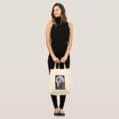 Tote Bag Loup gris HowlingWyoming (Devant (modèle))