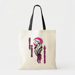 Tote Bag Loup/Lune...Cancer du sein